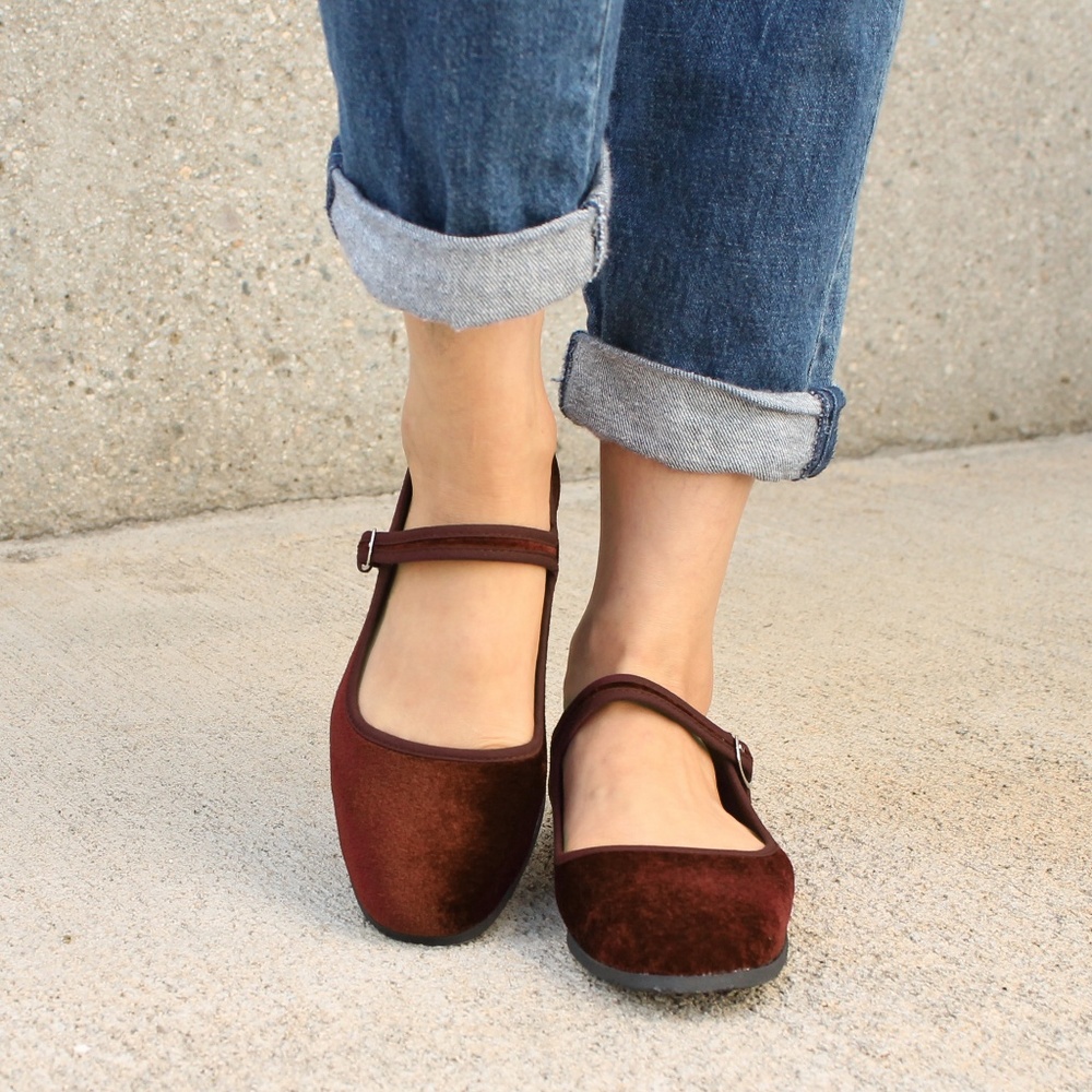 Loretta-01 Mary Jane Women's Flats